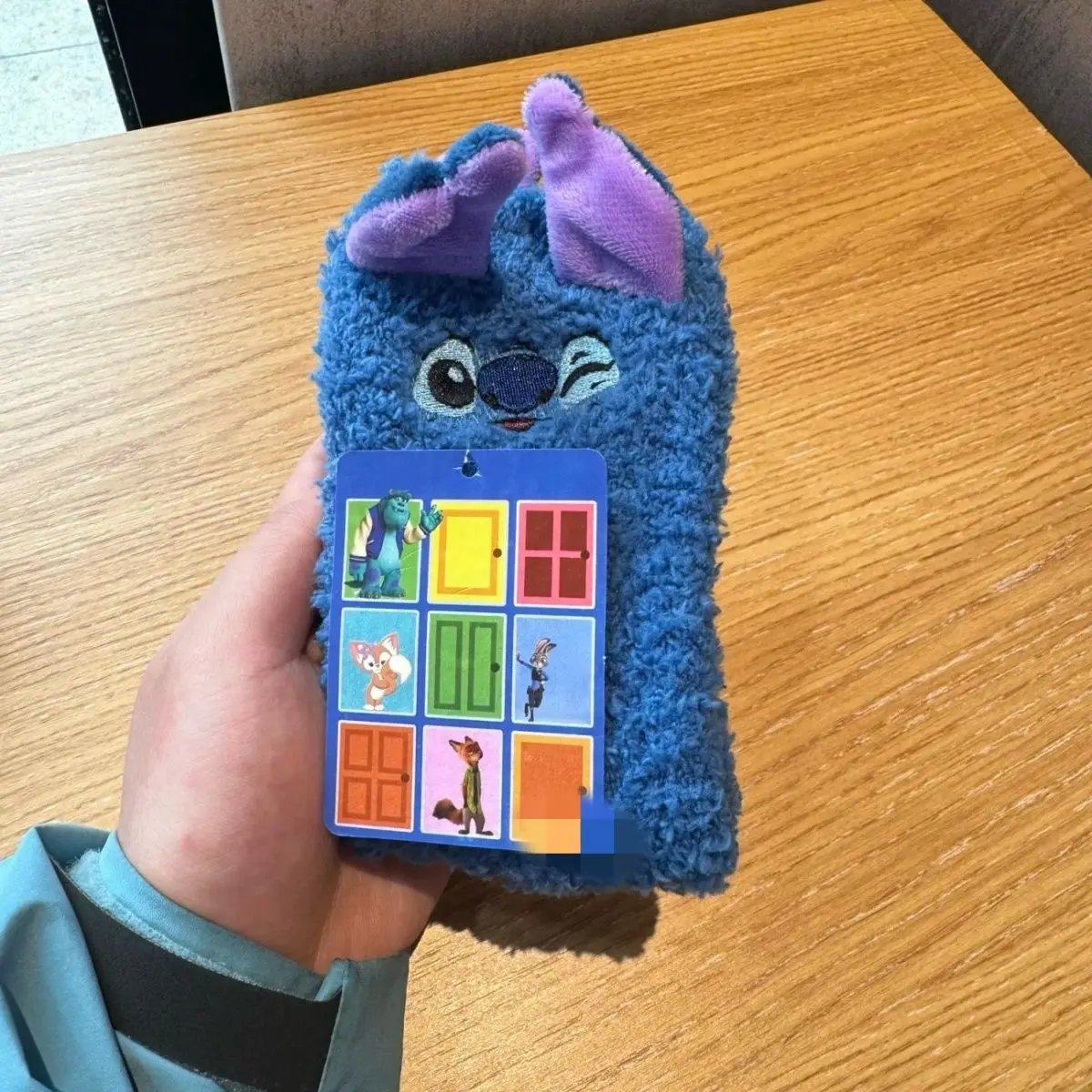 جوارب ديزني ستيتش الحرارية الكرتونية من الصوف المرجاني جوارب شتوية غير قابلة للانزلاق للنساء والرجال هدية عيد الميلاد وأعياد الميلاد