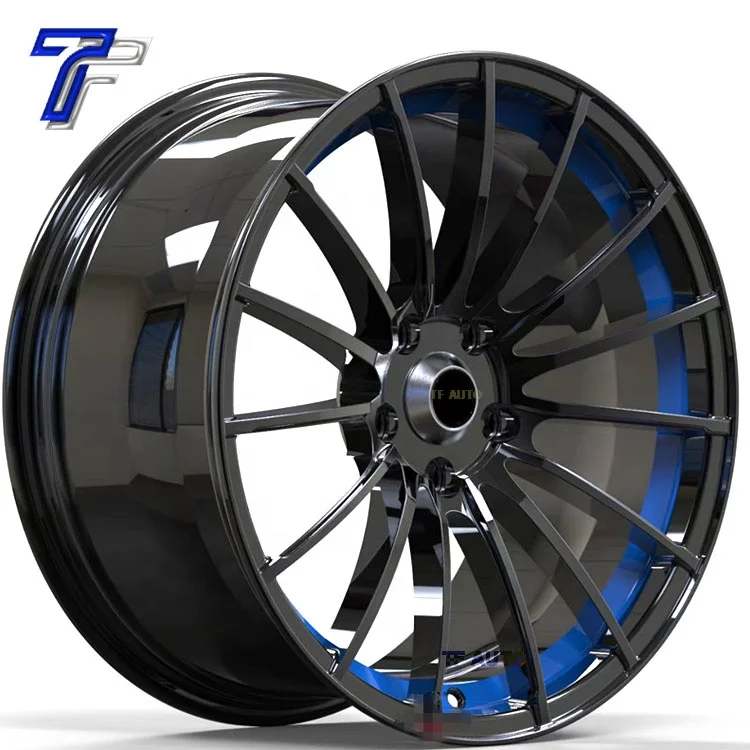 

Gloss black 19*8.5J Factory Customized 5x120 Forged Car Alloy Spoke Wheels for Bmw