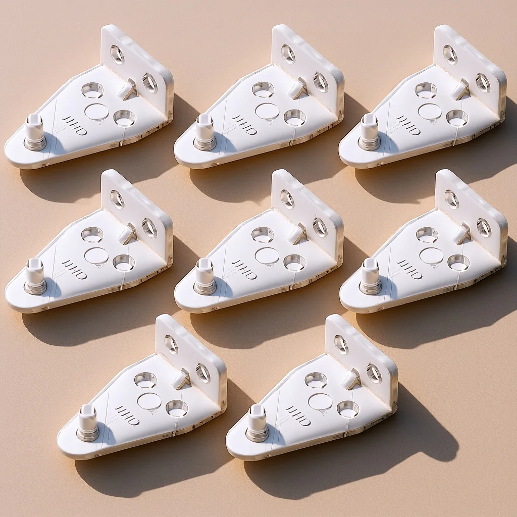 

8pcs Blind Tilt Connector Easy Carry Light Compact Strong Odorless Material Match All Curtains Venetian Blind Connecting