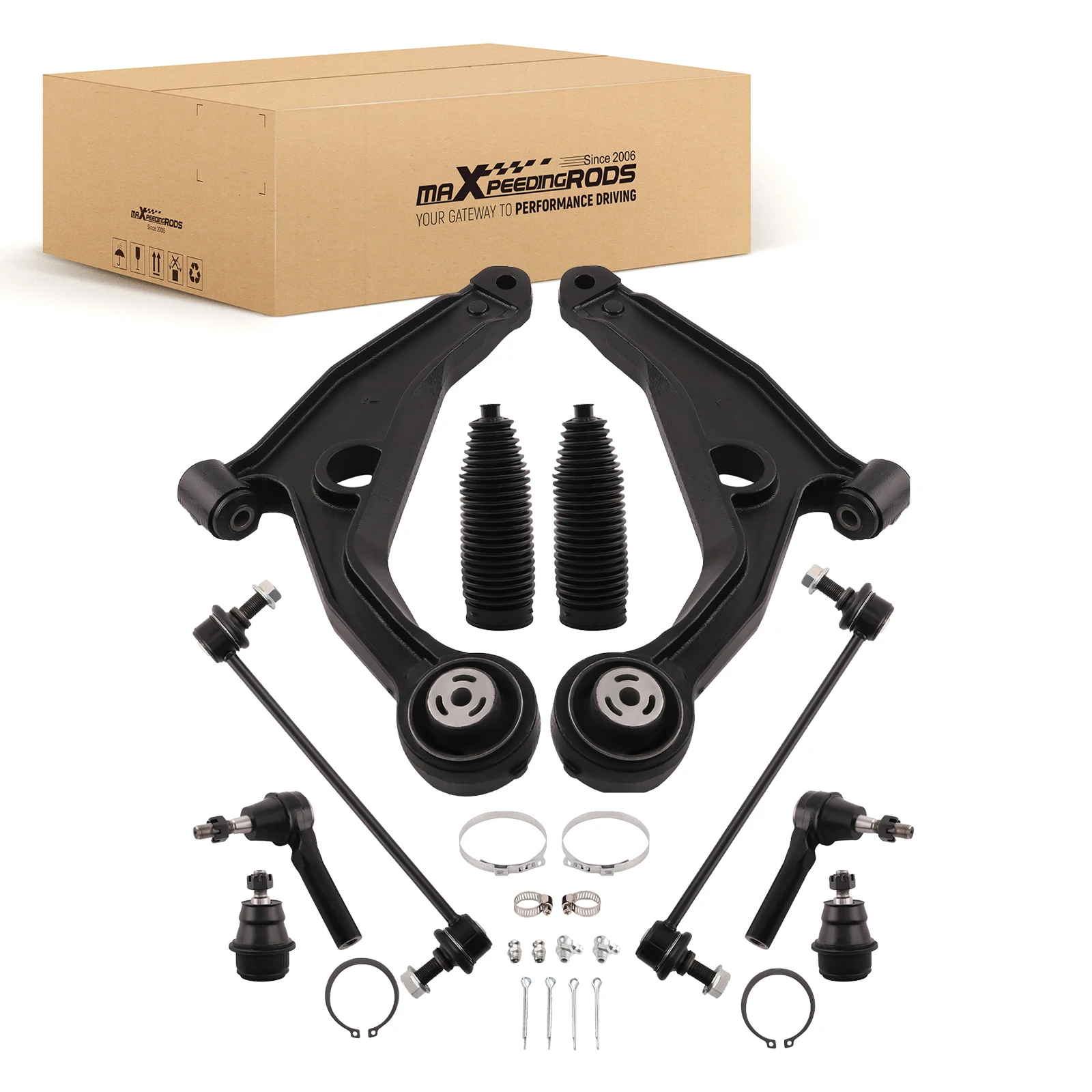 

Suspension Front Lower Control Arm Tie Rods Sway Bar Kit For 09-20 Dodge Journey