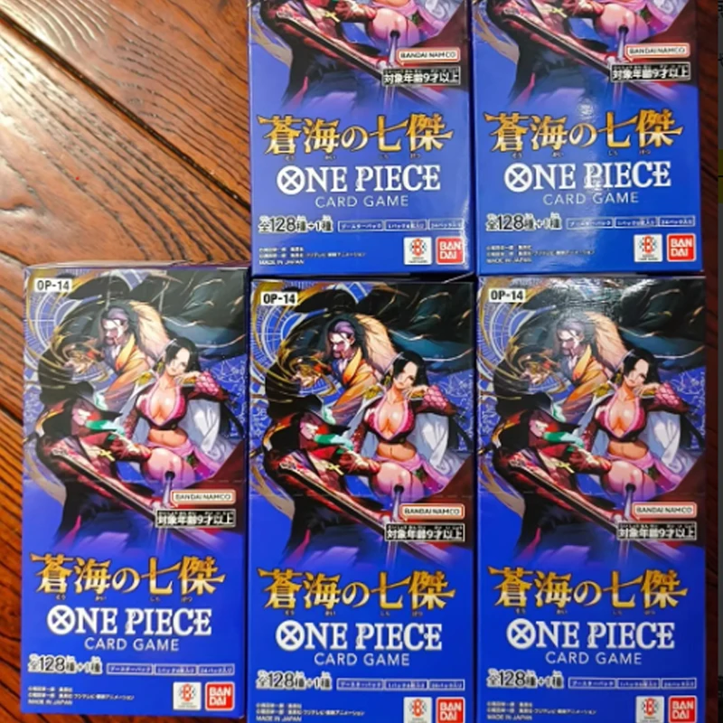 أنيمي قطعة واحدة الرسمية بانداي الداعم حزمة OP-14 سبعة ملوك البحر النسخة اليابانية بطاقة جمع ألعاب أنيمي بطاقات دمى هدايا #4