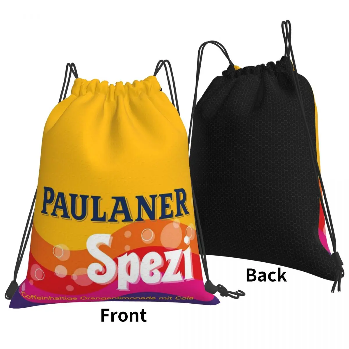 Paulaner Spezi Munich Backpacks Fashion Drawstring Bags Shoes Bag Book Bags for Travel School