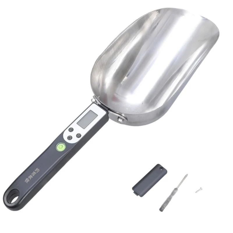 

Portable Electronic Measuring Spoon Digital Spoon Scale Animal Feed Weight Scale for Easy Pet Feeding .Y5GA