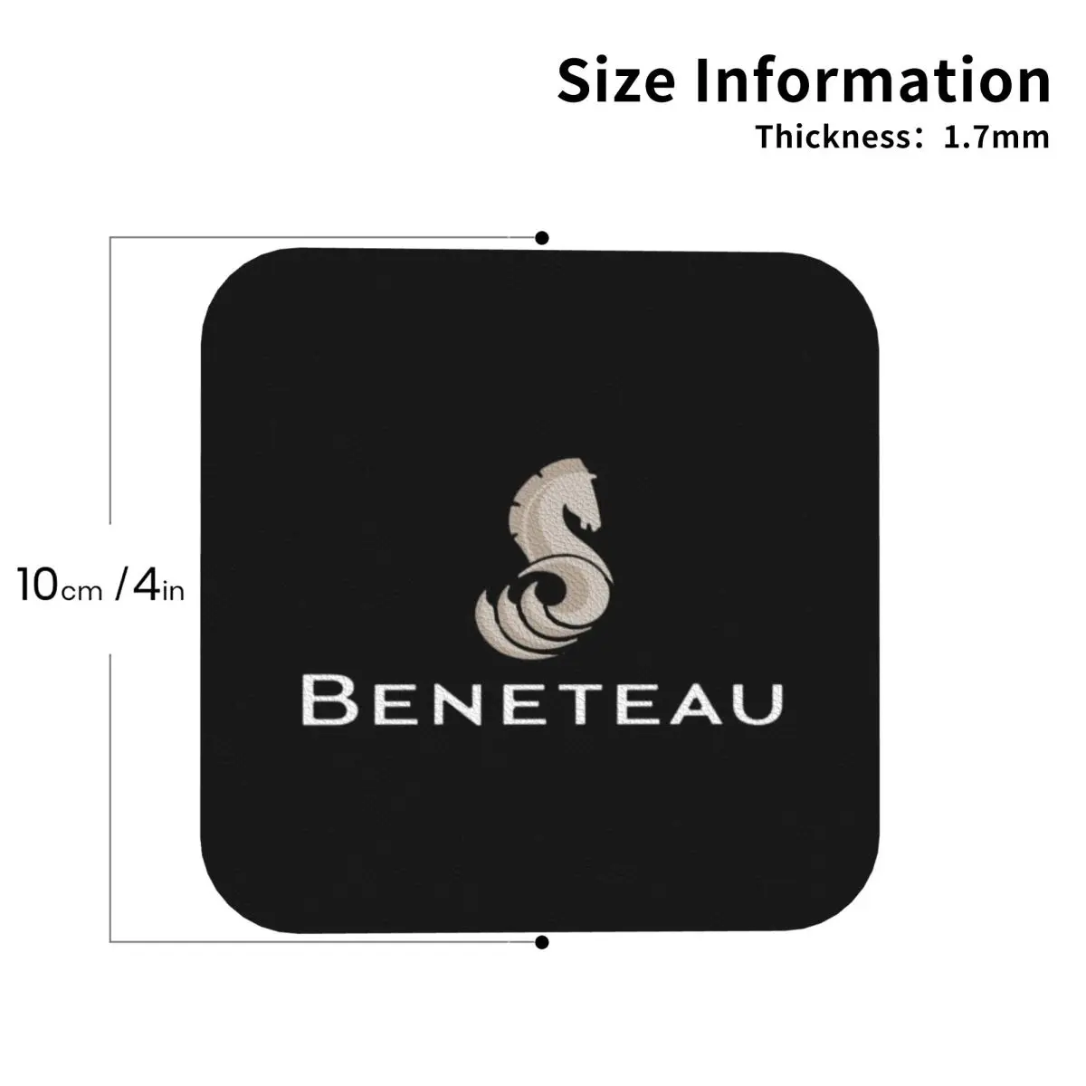

Подставки с логотипом Beneteau для парусника, кухонные салфетки, нескользящие изоляционные коврики для чашек, кофейные коврики для декора, домашняя посуда, подушечки, набор из 4 шт.