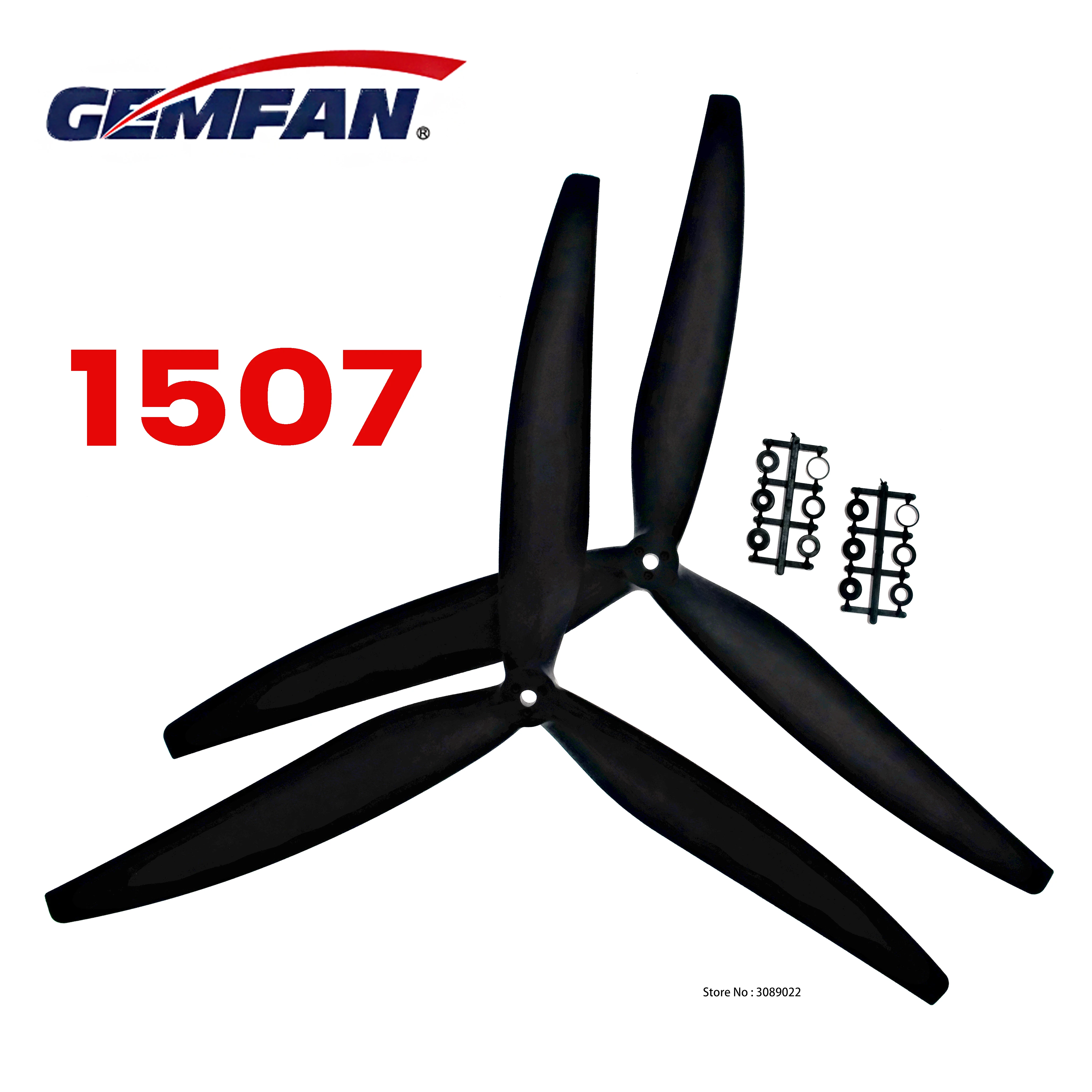 Gemfan 1507 15inch 3-Blade FPV Propeller Glass Fiber Nylon For FPV 15inch RC Multirotor Cinelifter Long Range DIY Parts 4218