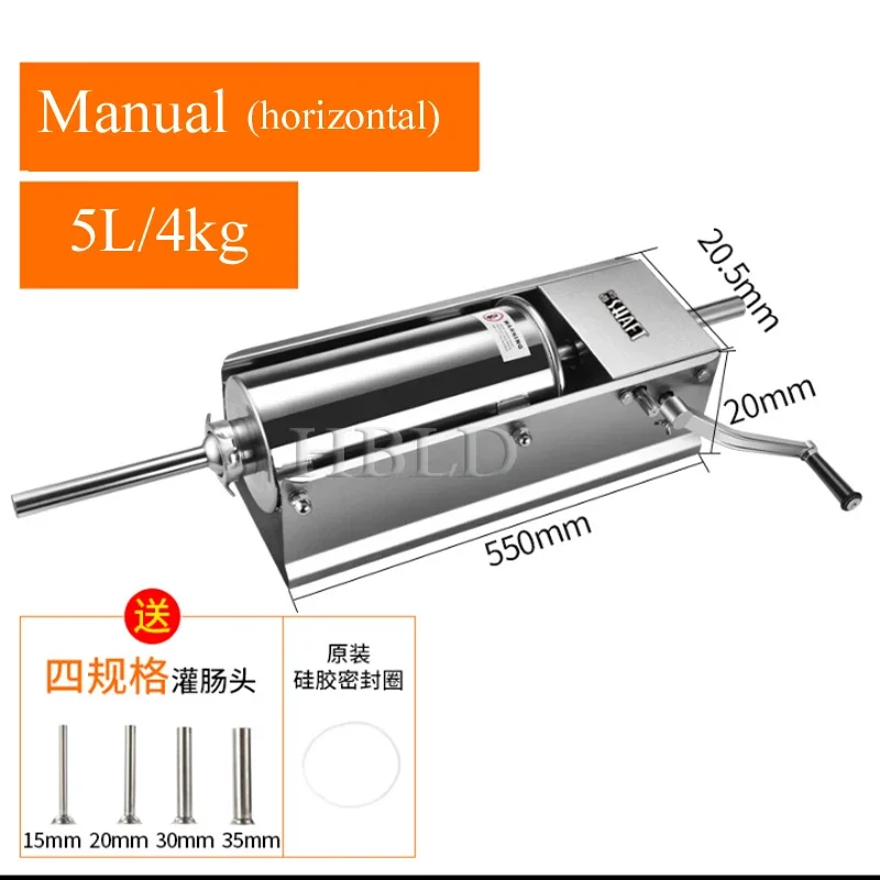 Commercial Manual Electric Self-Made Sausage Filling Machine Hot Selling Pork And Beef Processing Machine