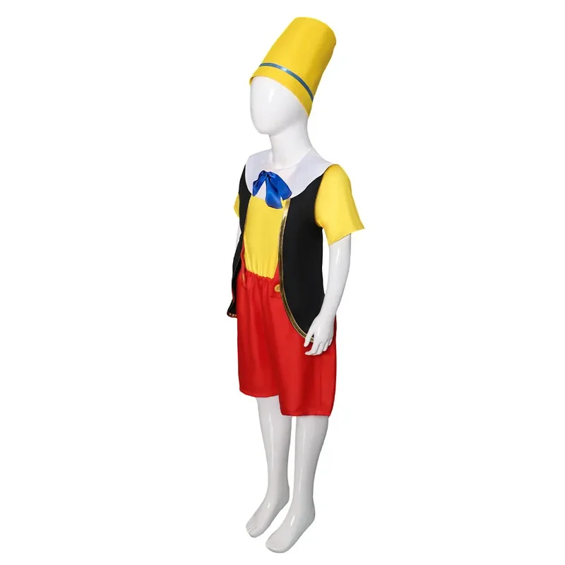 할로윈 긴 코 어린이 코스프레 의상, 인형 모험, 코스프레 의상, 무대 공연 의상