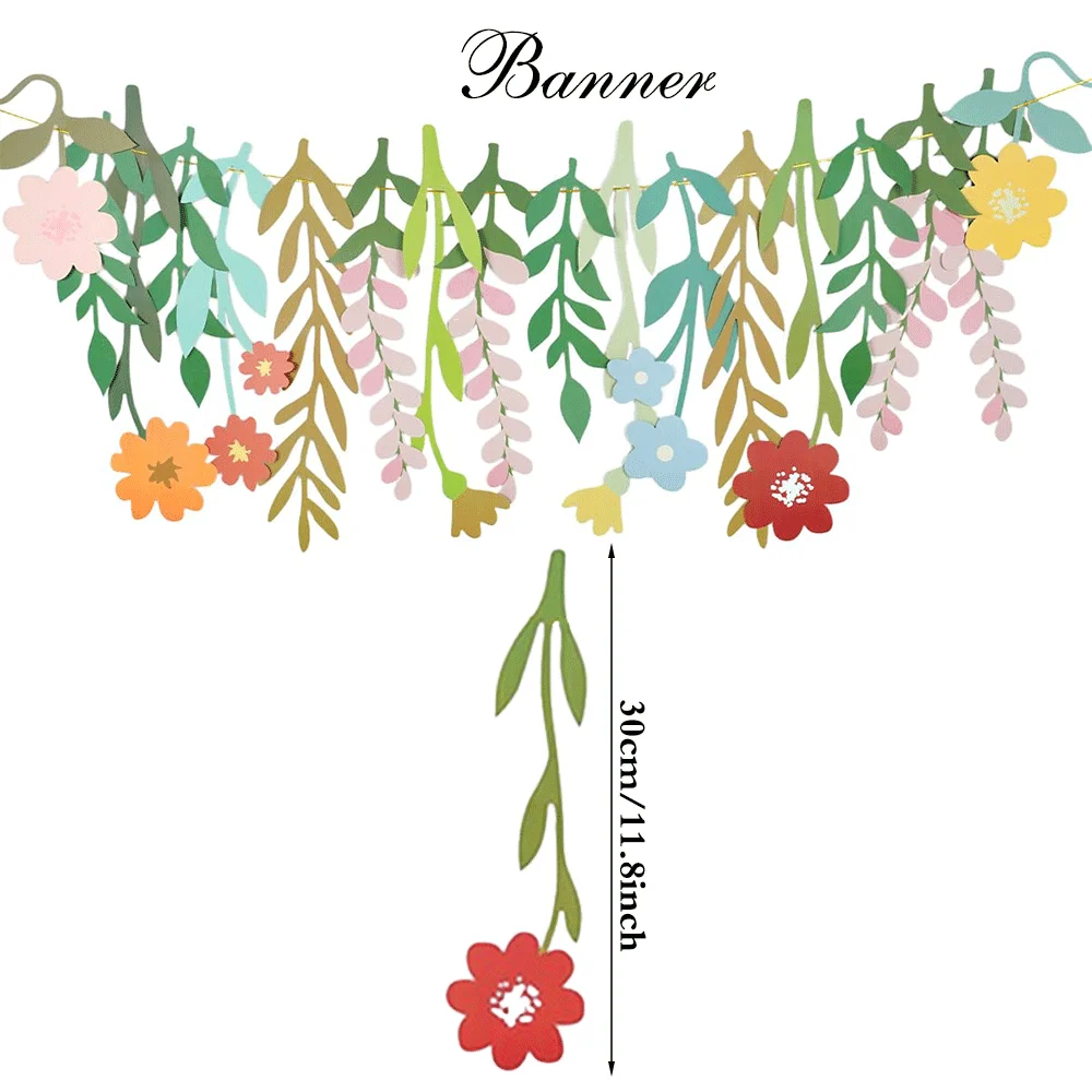 Fee Erster Geburtstag Dekoration Gold Glitzer Geburtstag Banner Tischdecke Kinder Fee Blume Thema Party Baby Dusche Dekor Zubehör – Detail 5