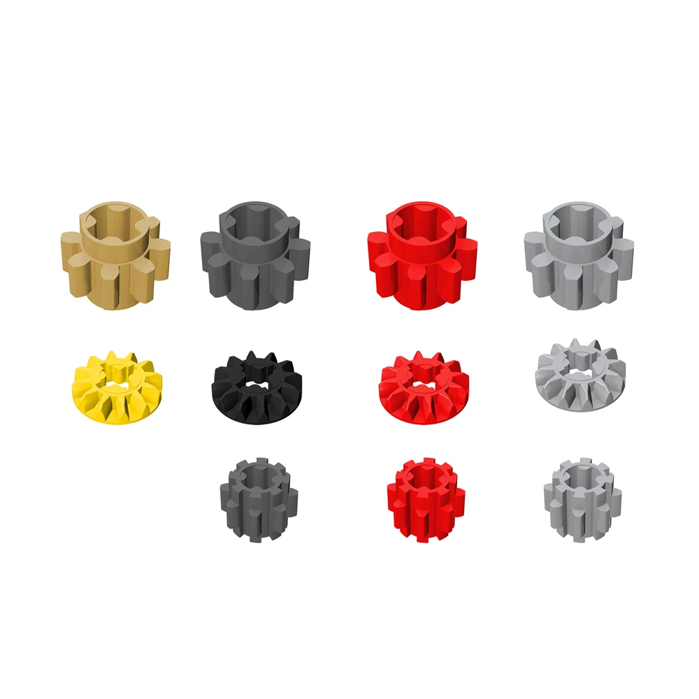 

MOC Technical Gear Axle Bricks Parts DIY Building Blocks Rack Conector Train Car Crane Model 10928 6598 3647 Assembles Particles