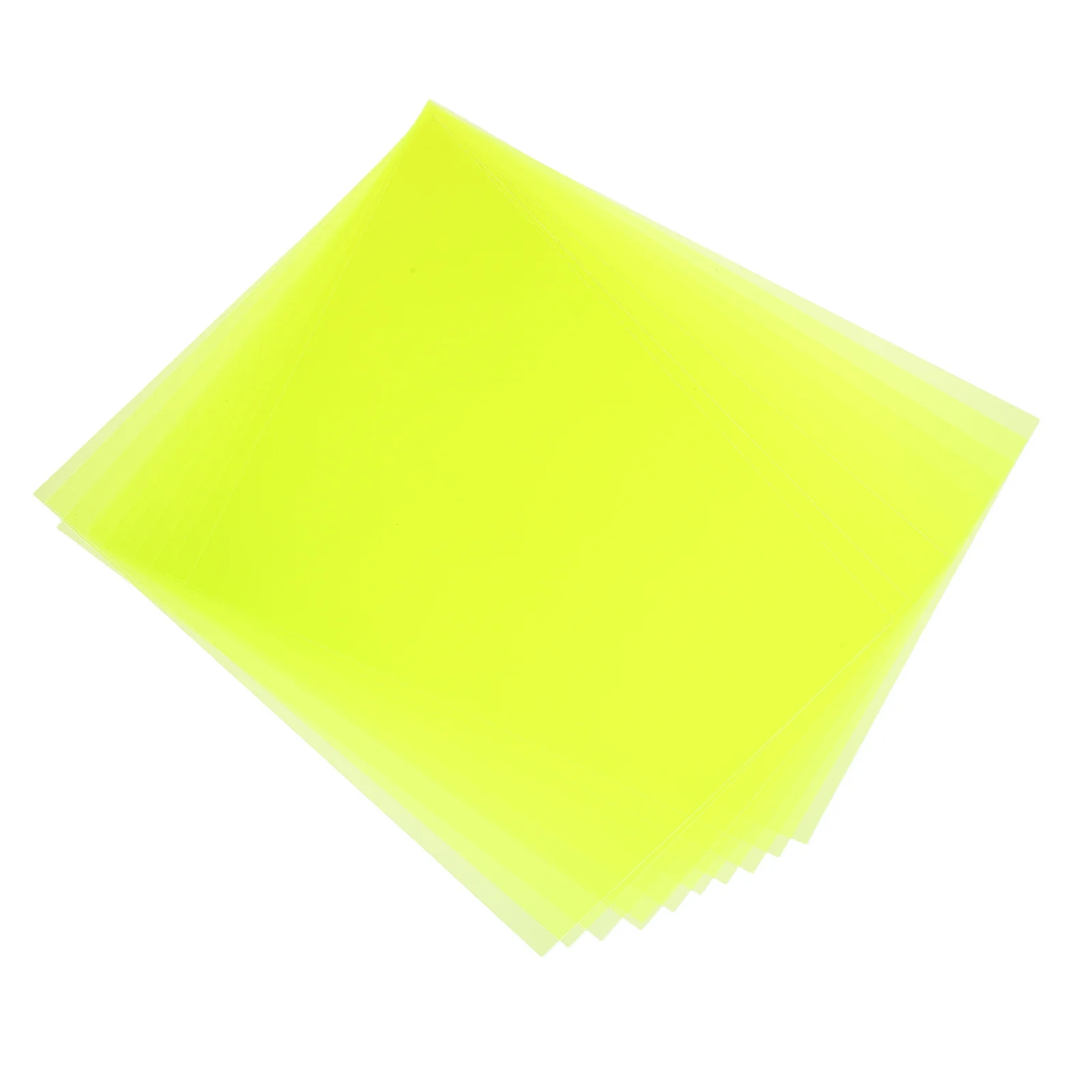 

10Pcs Light Filter Sheets Transparent PVC 0.3mm Color Changing Function for Education Lab Fluorescent Filters Gel Transparency