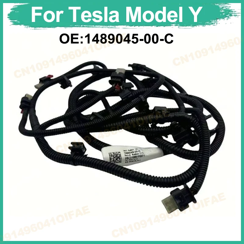 

For Tesla Model Y Front Bumper Wiring Harness Assembly Replacement Auto Parts Direct Plug And Play Wiring Harness 1489045-00-C