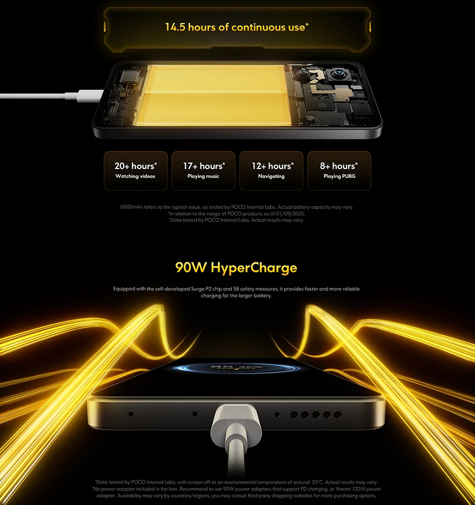 POCO X7 Pro - Smartphone NFC screen AMOLED CrystalRes 1.5K Hz, Dimensity processor Ultra-photo device 50 MP fast charging 90W HyperCharge Authentic & Brand New