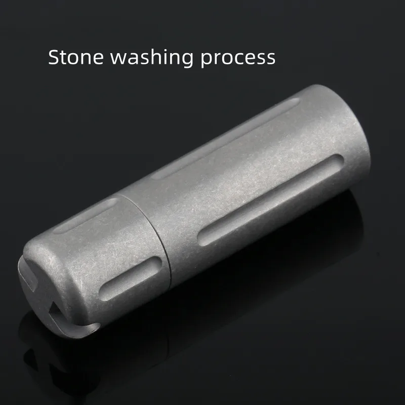 Waterproof Titanium Alloy Pill Case Medicine Tablet Storage Box Outdoor Fisrt Aid Tool Cache Drug Container Health Care