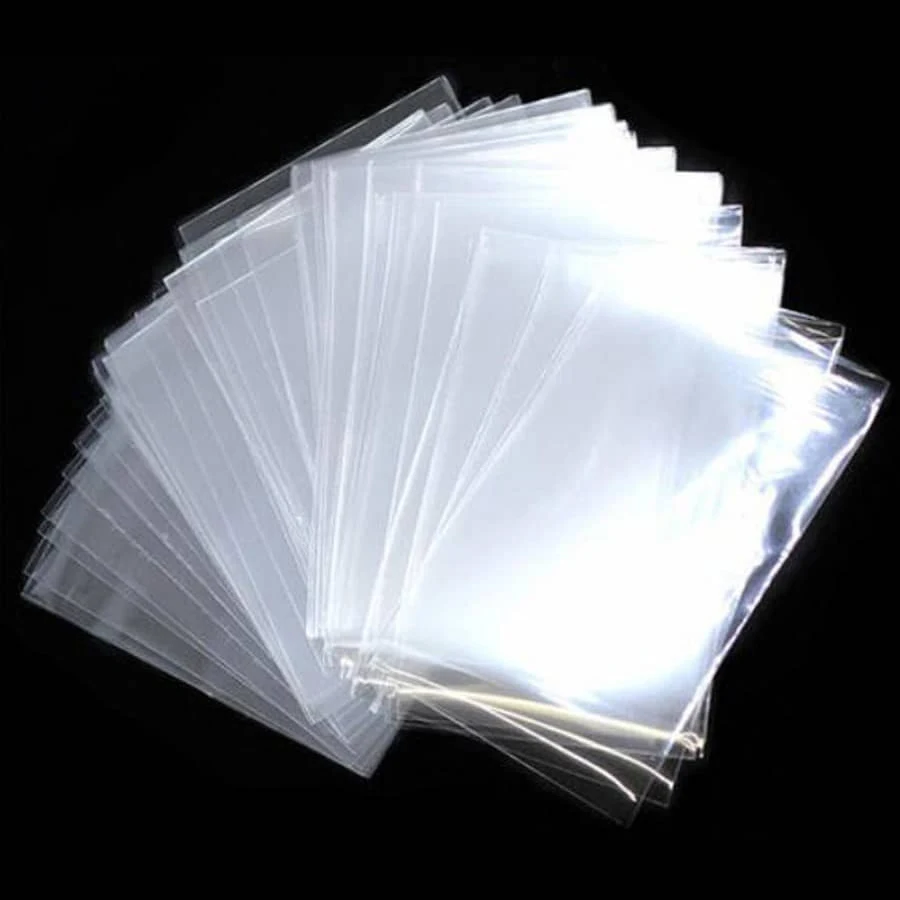 100pcs 8.8/9cm Clear Card Sleeves Transparent Trading Card Protectors Penny Sleeves Standard Card Holders Collectibles Storage view 2