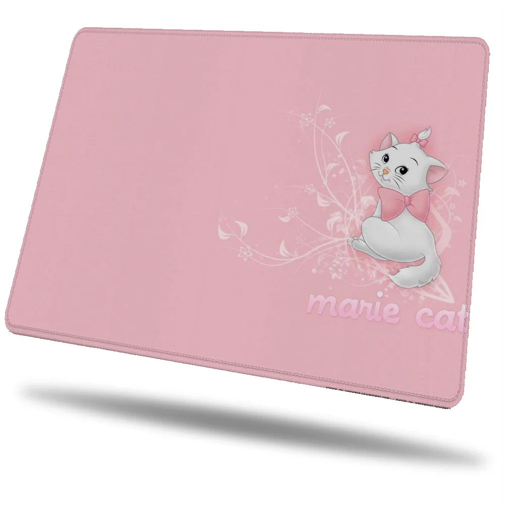 Marie Cat Mousepad Company Small Computer Mat Desk Accessory Mouse Gamer Girl Pc Accessories Gaming Laptop Keyboard Pad Anime