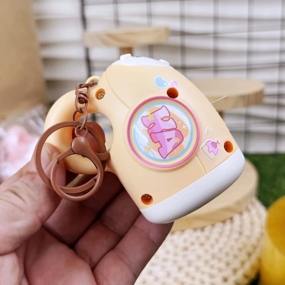 새로운 귀여운 카피바라 미니 스피커 키체인 만화 루프 플레이 녹음기 키링 플라스틱 음성 변조기 핸드백 장식 창의적인 선물