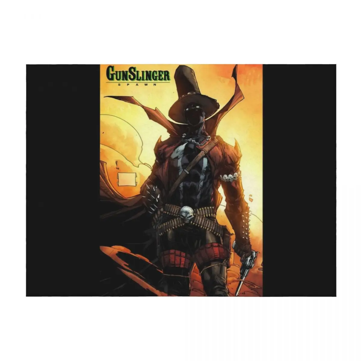 

Spawn GunSlinger 1 Throw Blanket blankets and throws Sofa Throw For Baby for babies Blankets