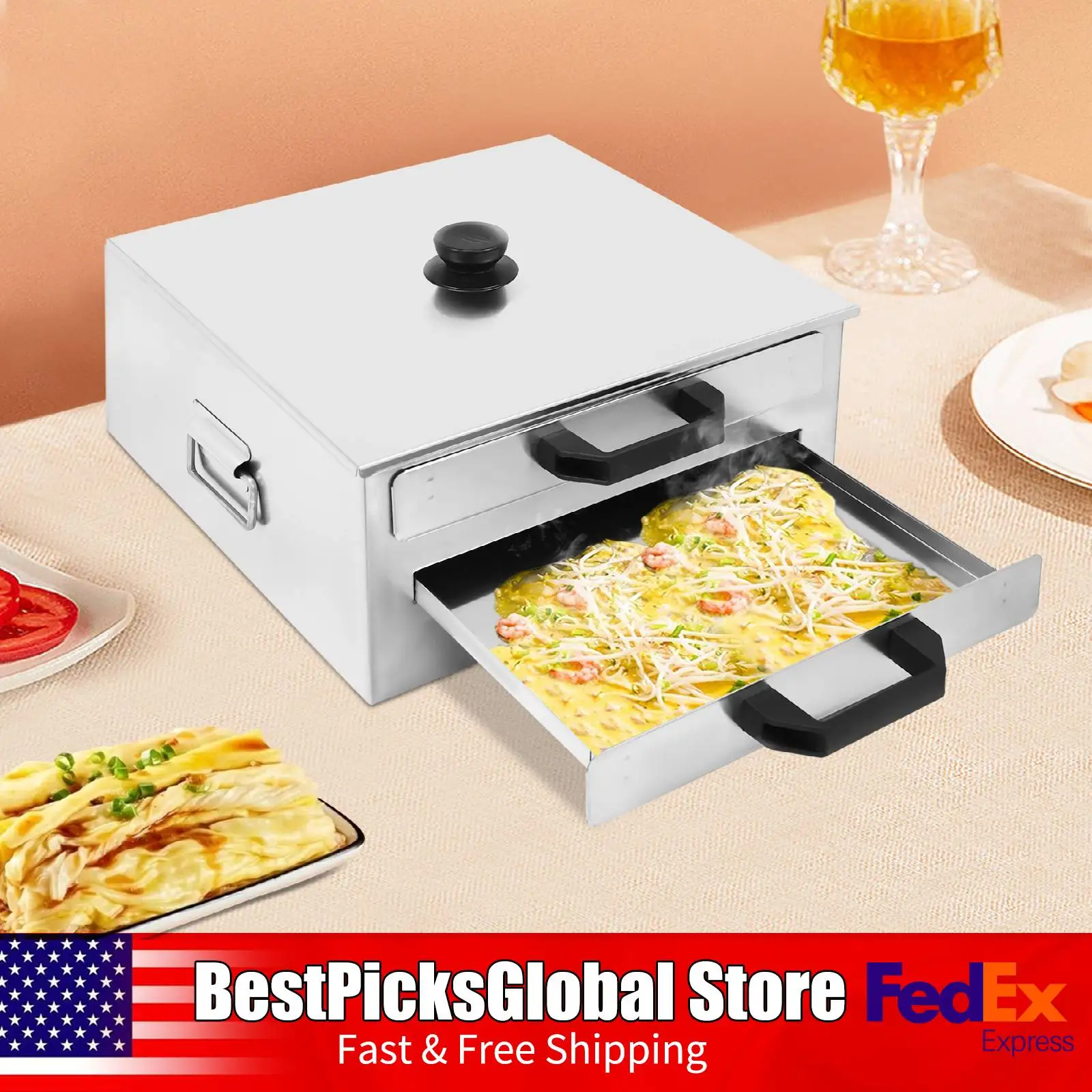 

Машина для приготовления кантонской рисовой лапши, пароварка для приготовления вермишель из нержавеющей стали 304, посуда с дополнительным подносом для завтрака