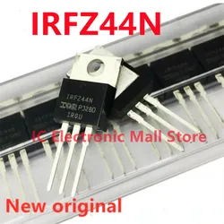 50PCS/LOT 100% New Imported Original IRFZ44NPBF IRFZ44N MOSFET TO-220 Field Effect Transistors MOSFET 55V 41A