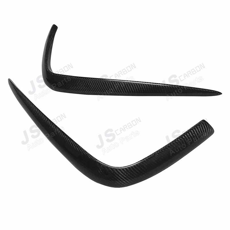 For BMW 5 Series G30 G38 Carbon Fiber Front Bar Wind Knife Trim Cover Car Decoration Retrofitting Accessories Upgrade body kit