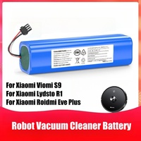 14.4V 6500mAh Li-ion Battery for Lydsto R1,Roidmi Eve Plus ,VIOMI S9 Proscenic M7 MAX, M7 Pro,M8 Pro,U6,Vacuum Cleaner