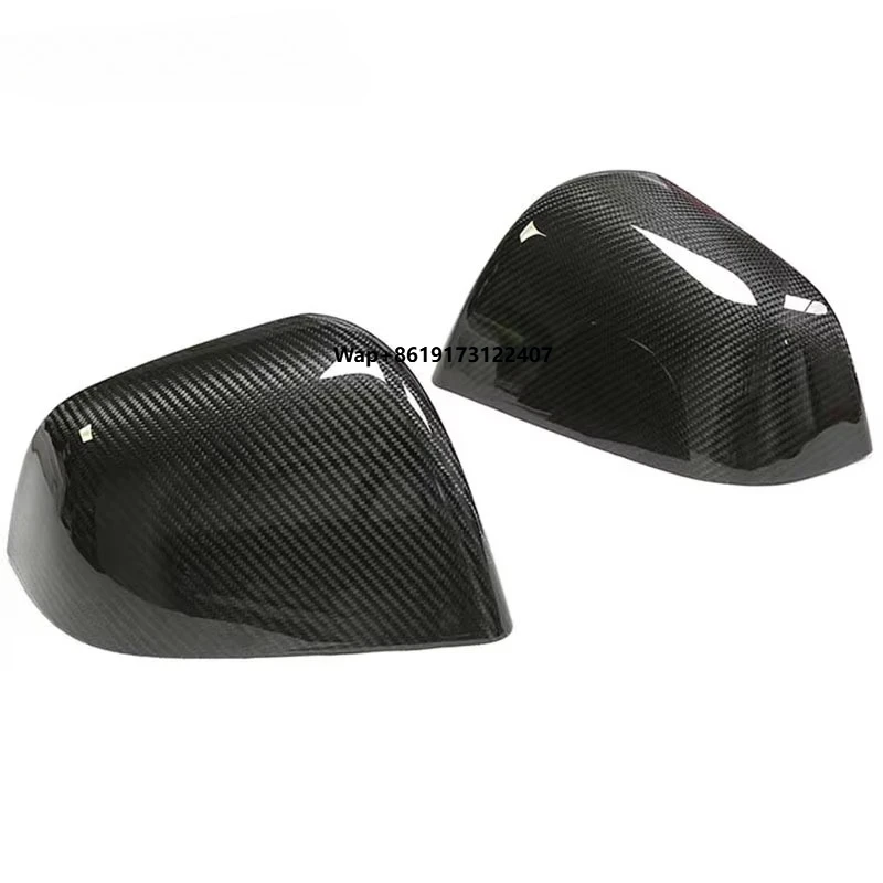 

High performance real dry carbon fiber rearview mirror shell and modifying accessories for Model Y