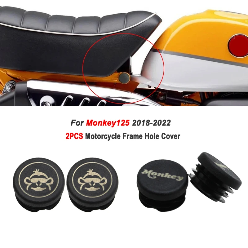 Akcesoria motocyklowe Monkey 125 do Honda Monkey 125 MONKEY 125 2018-2022 Zaślepki otworów ramy Zestaw dekoracyjnych zaślepek ramy