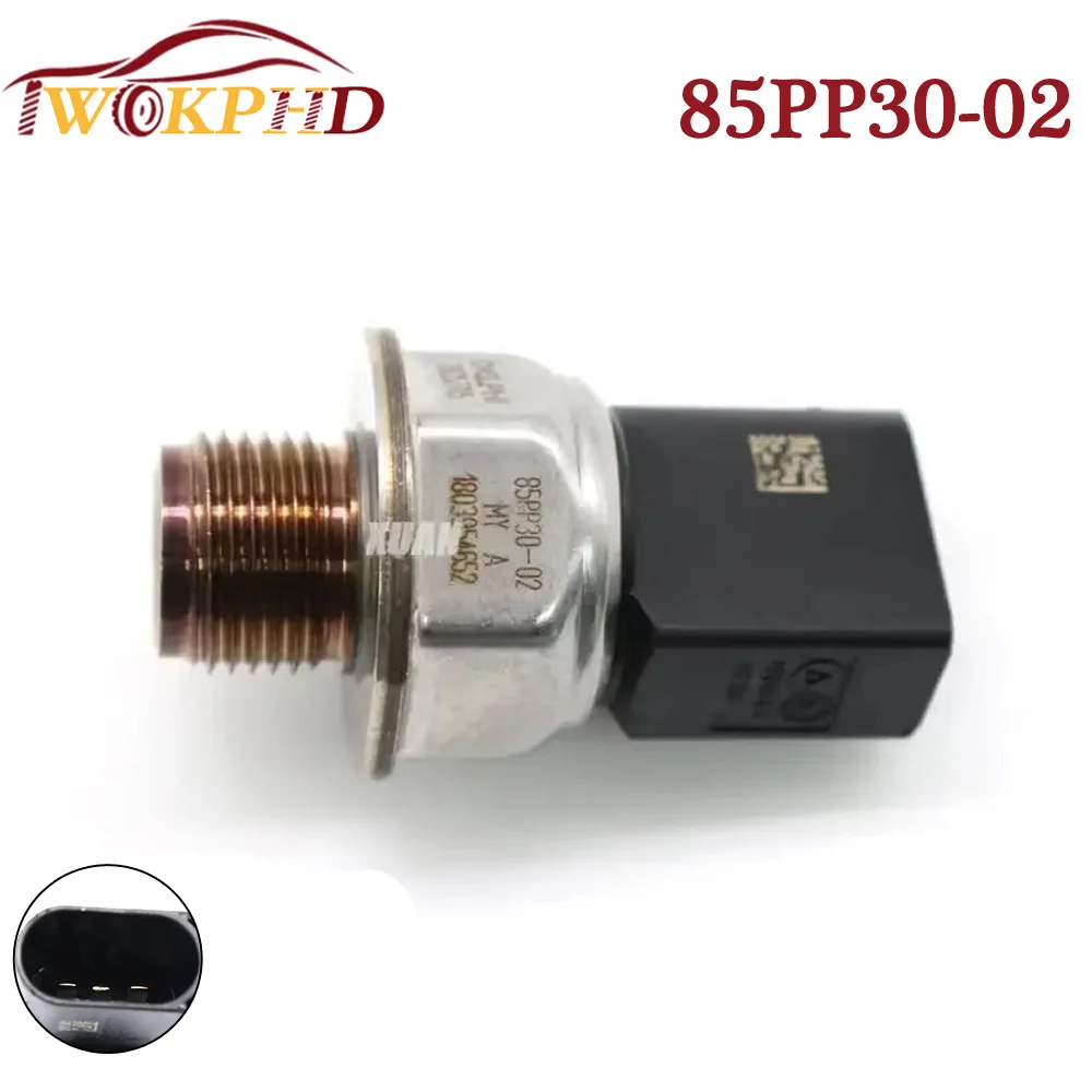 

85PP30-02 FUEL RAIL HIGH PRESSURE SENSOR NEW FOR HYUNDAI H-1 STAREX i30 i40 SANTA FE PORTER SONATA 28357705 55PP30-01