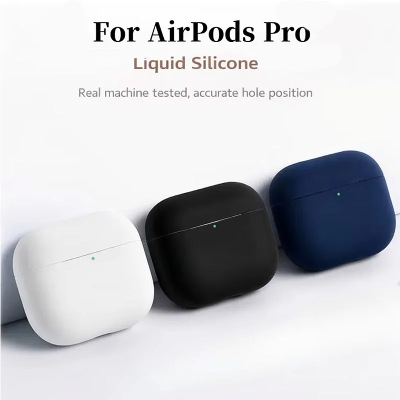 Silicone Bluetooth Earphone Cover for AirPods Pro Case Protector Shell for AirPods Pro Cover Accessories with Hook Bumper