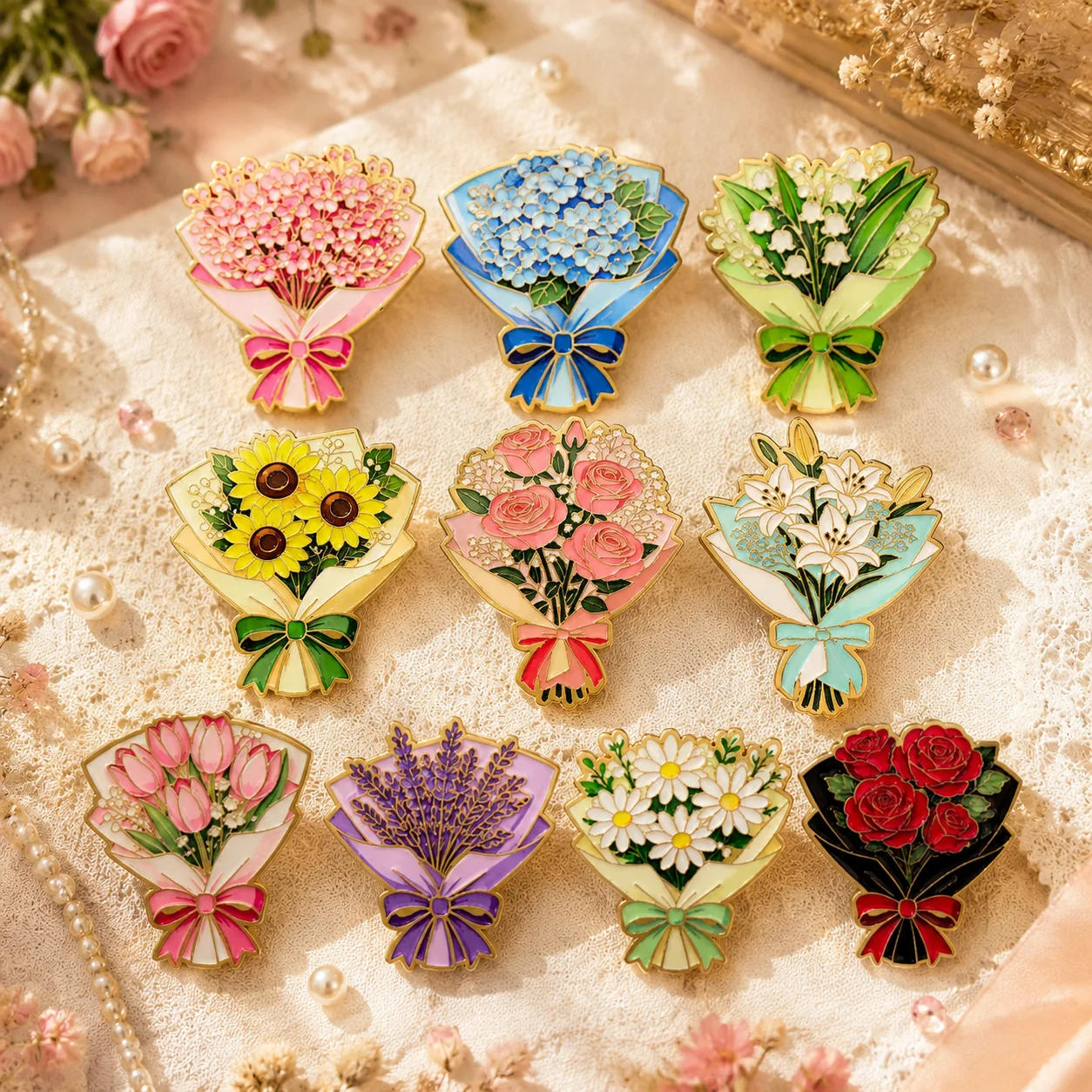 Bouquet Collection Brooch for  - огляд і ціна Men Accessories Bouquet