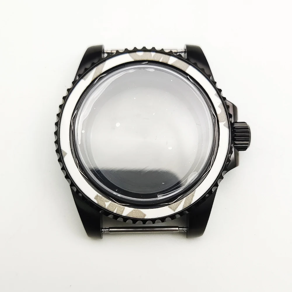 تحويل الساعة 304 حافظة من الفولاذ المقاوم للصدأ ملحقات الساعة حافظة زجاجية خام حافظة ميكانيكية مقاومة للماء