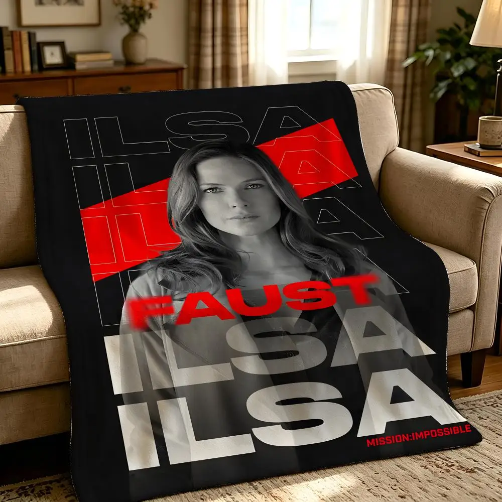 movie M-Mission Impossible The Final Reckoning-G Throw Thick Comfort Flannel Quilt, Multi-scene Use Indoor Outdoor Daily Nap