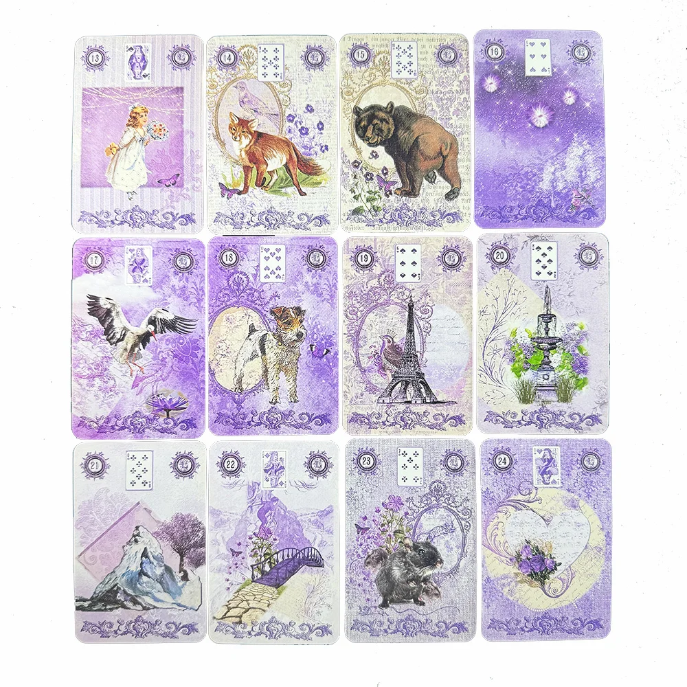 Dek Kartu Lavender Lenormand 3 - Cocktail Recipe Book ulasan dan harga
