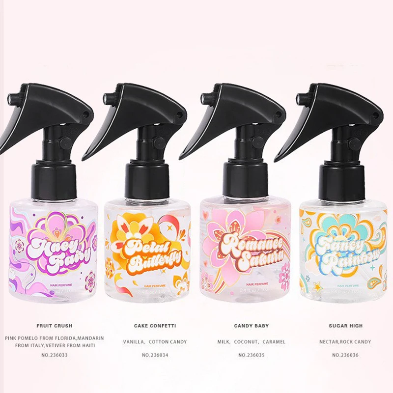 

Цветочный аромат, очаровательная парфюмерия, свежий легкий аромат, романтический женский аромат для волос, последний аромат, туалетная вода для волос, спрей, 100 мл