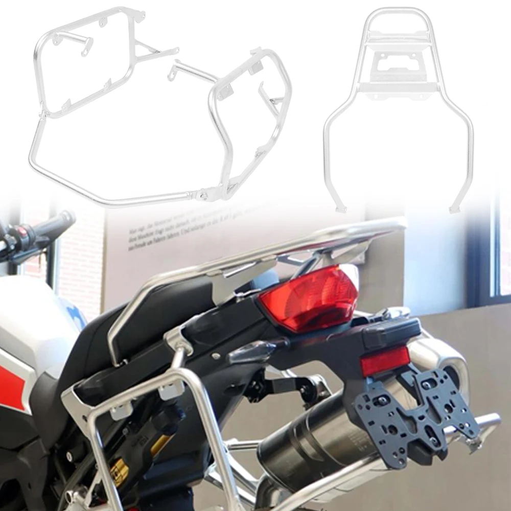 

For BMW F900GS F 900 GS 2024 2025 Motorcycle Luggage Rack Stainless Steel Pannier Top Case Bracket Support Saddlebag Tail Holder