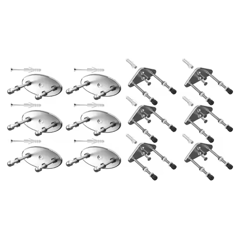 6Pcs Metal Skateboard Floating Deck Display Rack Stand with Screw Holes 0XXE