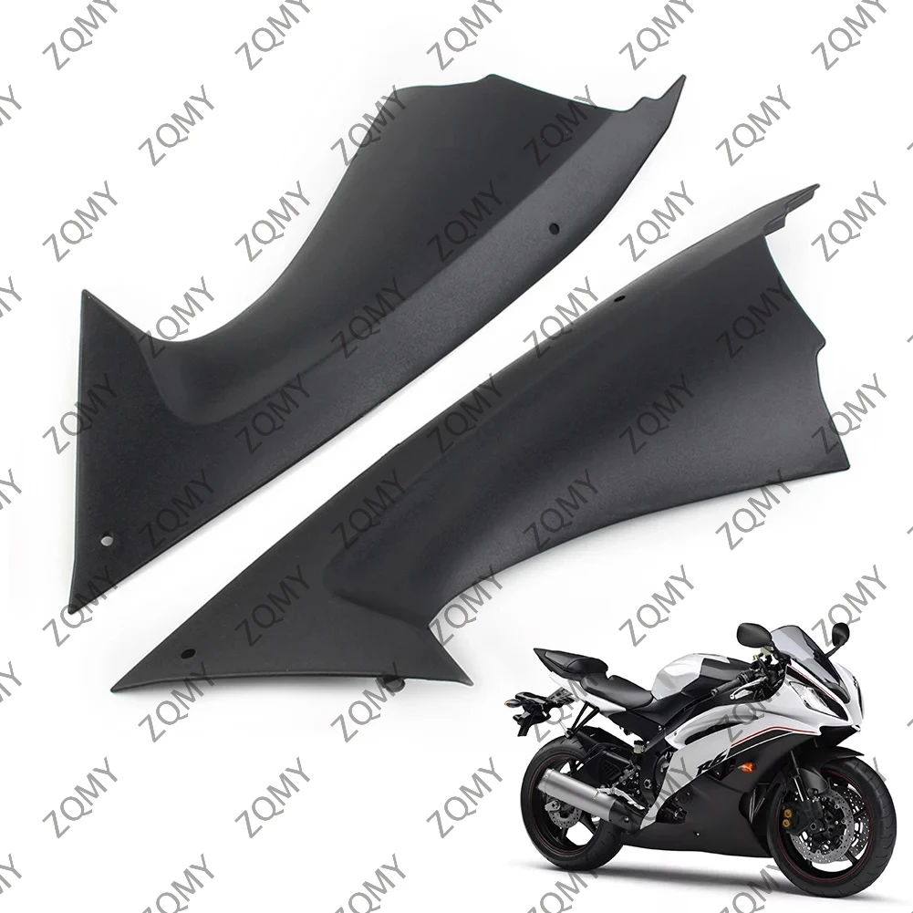 

1Pair Motorbike Side Air Duct Cover Fairing Cowling Insert Part For Yamaha YZF R6 2008-2016 ABS Plastic