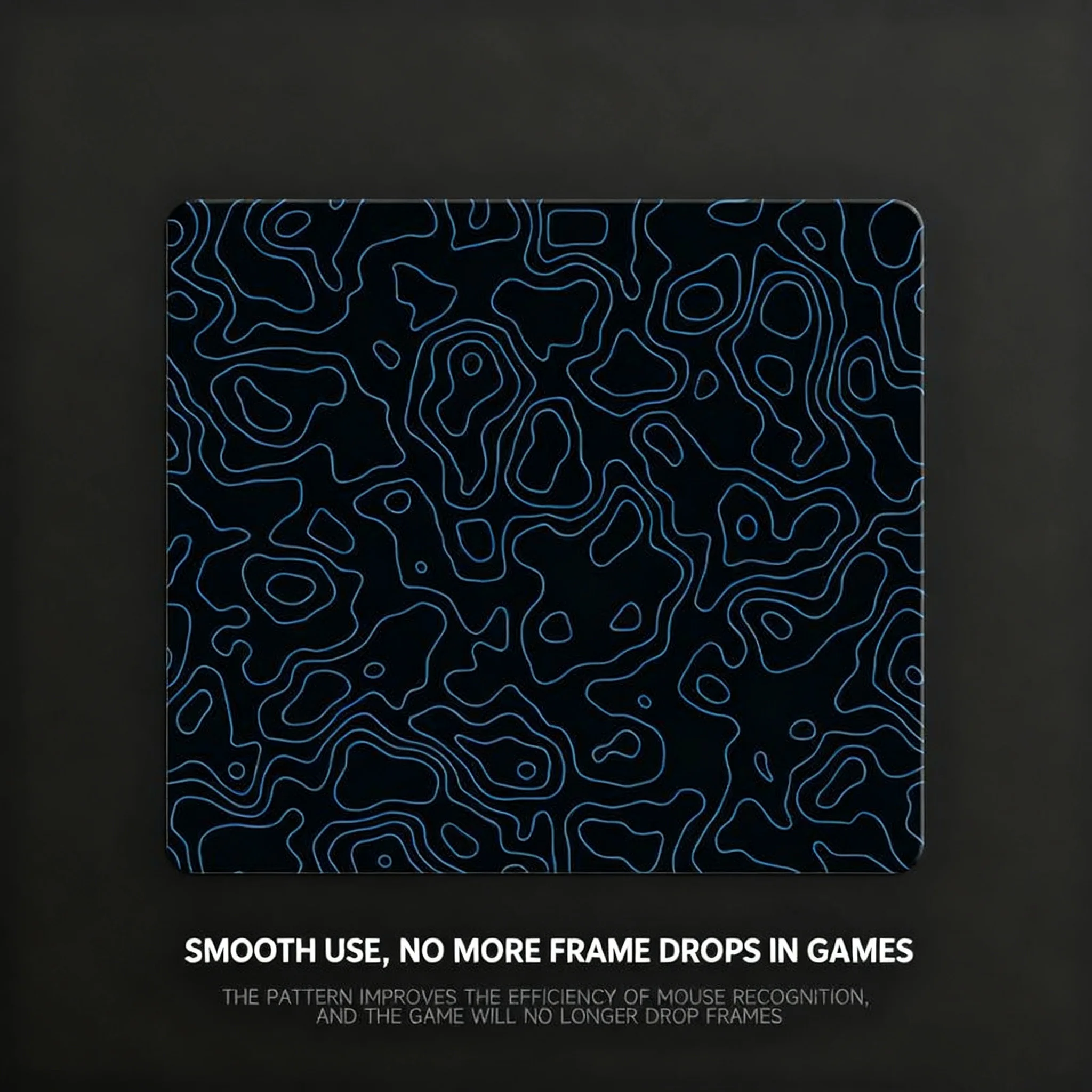 Mouse pad de vidro para jogos, estrutura de textura simples, superfície fosca, mesa de vidro temperado, e-sports, fps, mesa de jogo