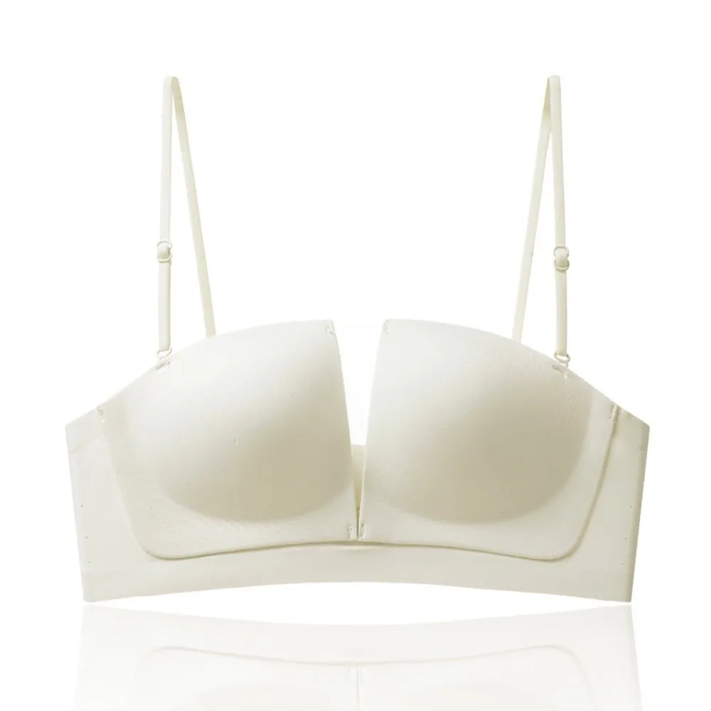 Concealed Chest Wrap Strapless Wireless Bra Lingerie Large Size Underwear for Women Adjustable Underwear Seamless Support Bra