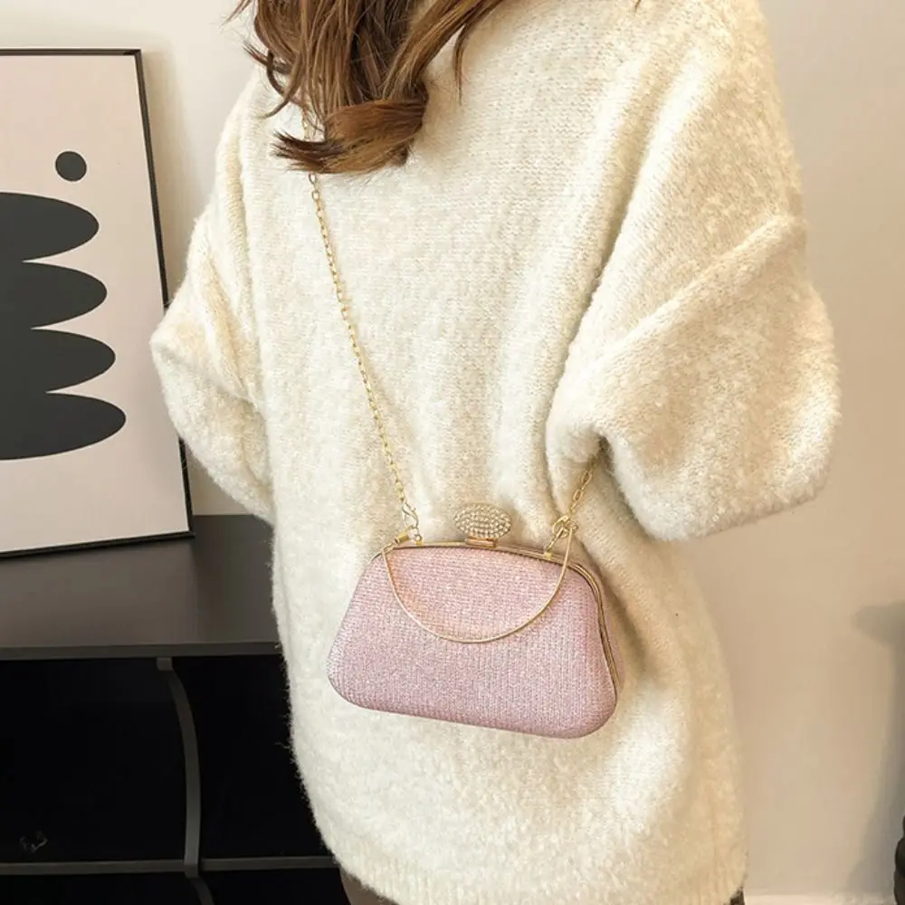 

Ретро блестящая вечерняя банкетная сумка на запястье большая вместительная коробка сумка на плечо со стразами женский клатч свадебный