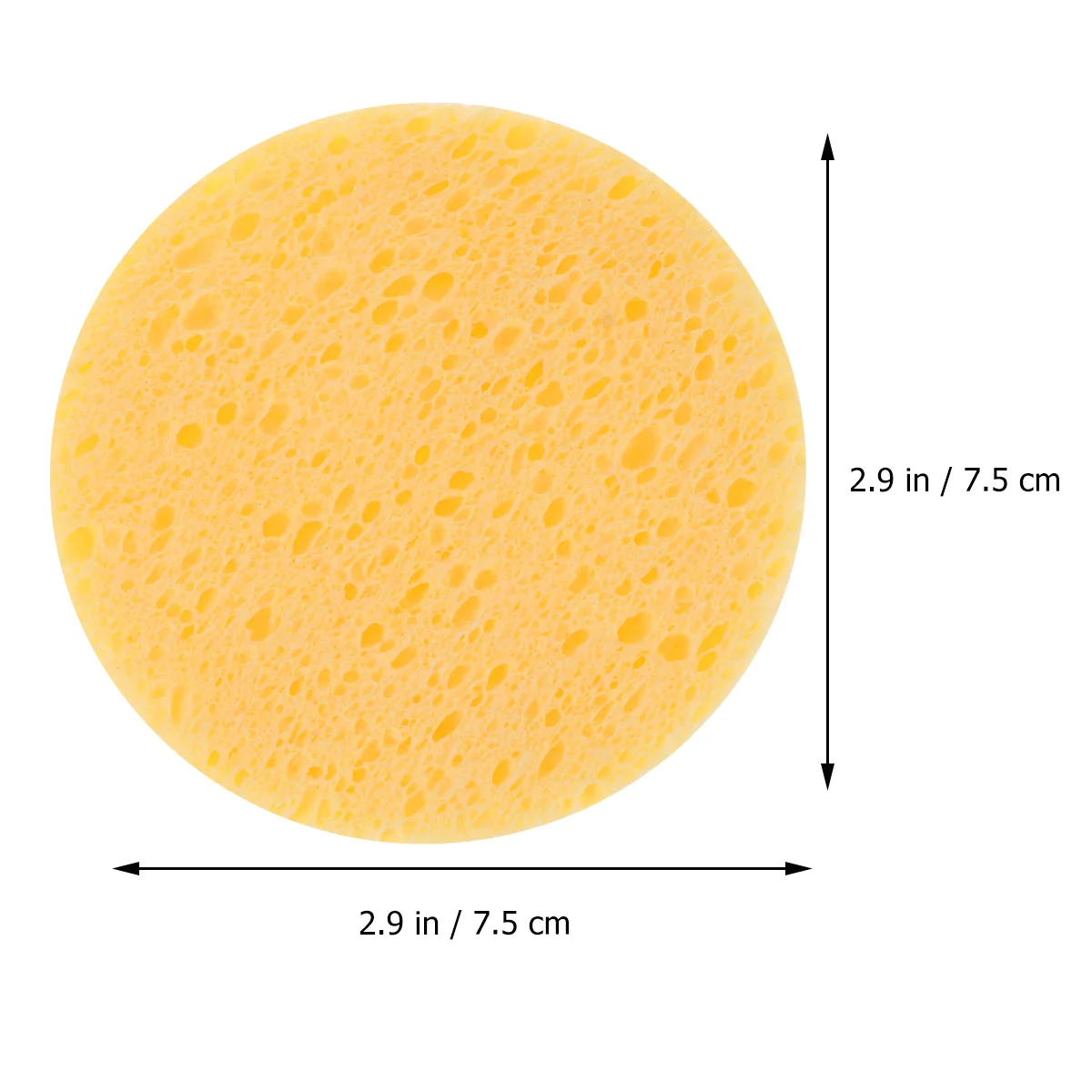 Spugne per il viso in spugna per trucco rotonde pulite da 10 pezzi per la pulizia e la pulizia esfoliante