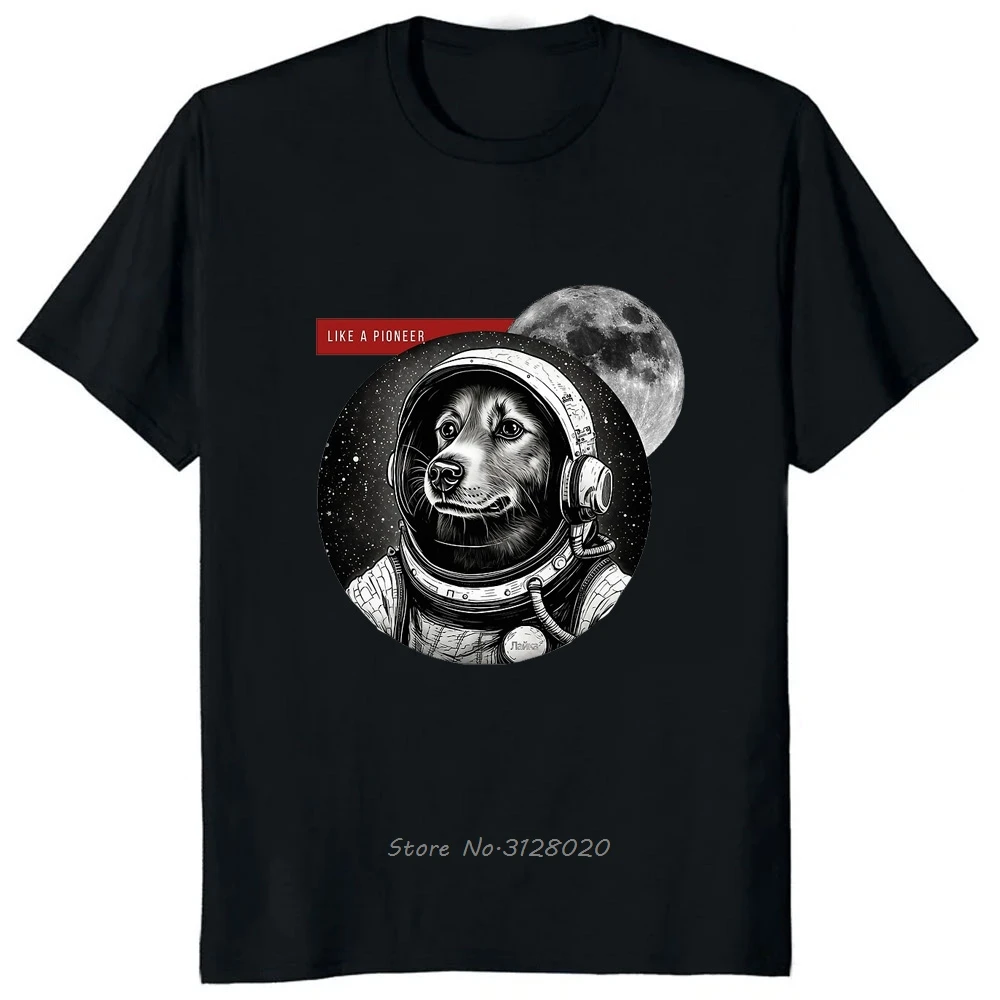 تيشيرت رجالي مطبوع بنمط هاراجاو ، تيشيرتات ، تيشيرتات ، ملابس الشارع ، محب ، فضفاض ، تيشيرتات ناعمة ، كلب كرتون مضحك ، لايكا ، الولايات المتحدة الأمريكية ، الهيب هوب