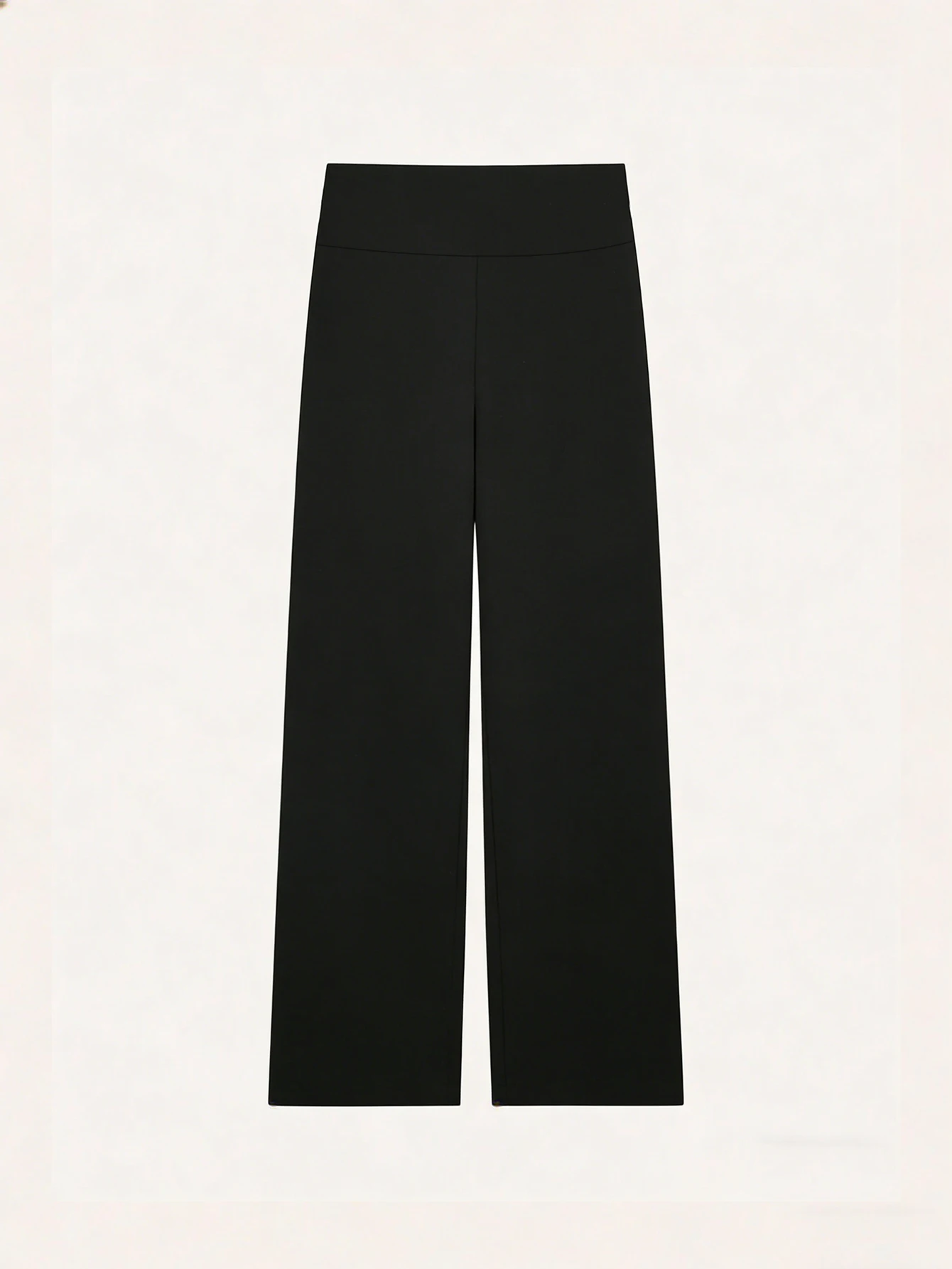 Winter-Damen-Hose mit Fleece-Futter, warme Hose, hohe Taille, weites Bein, verdickt, lässig, locker, bequem, für den täglichen Gebrauch