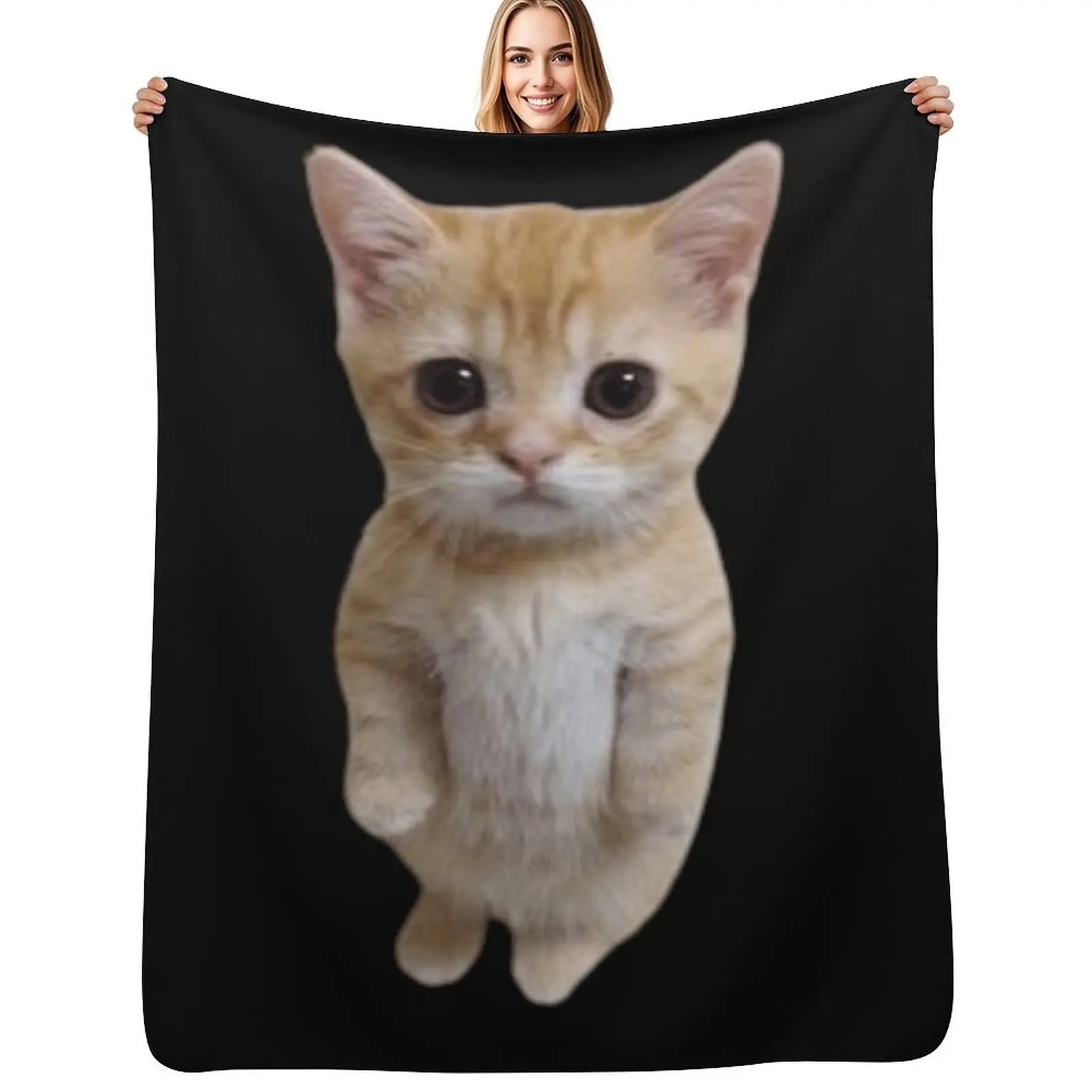 El gato Throw Blanket Stylish Couch Blanket for Home Living Room
