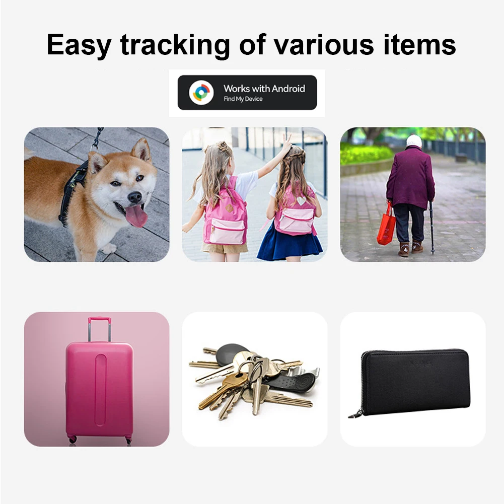 2025 NEW Mini GPS Tracker for Android Key Bag Wallet Finder Bluetooth Smart Airtag Bluetooth Find My Locator GPS Tracking Device