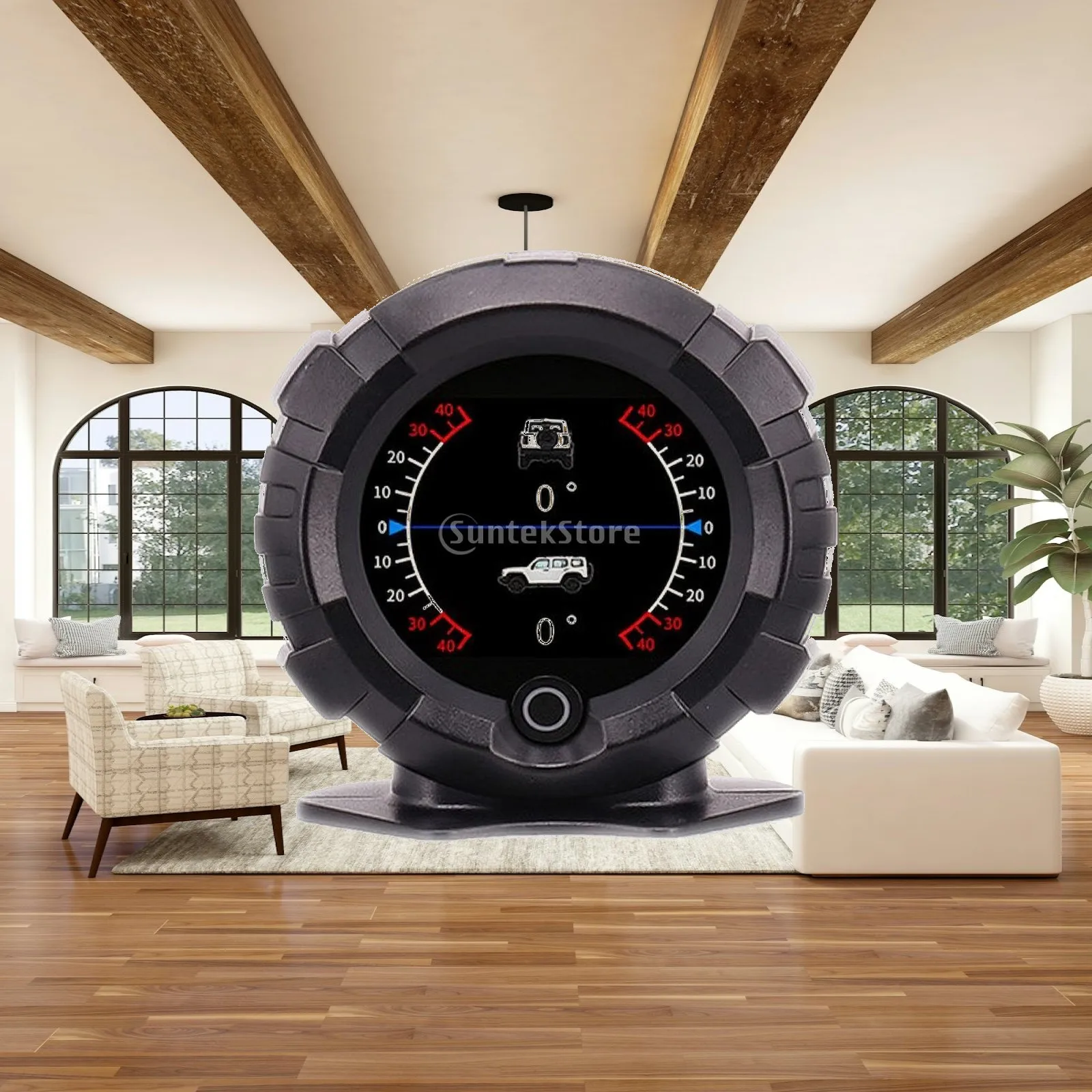 Universal HUD Car GPS Display with Altitude Direction and Vehicle Electrical Potential for Road Navigation