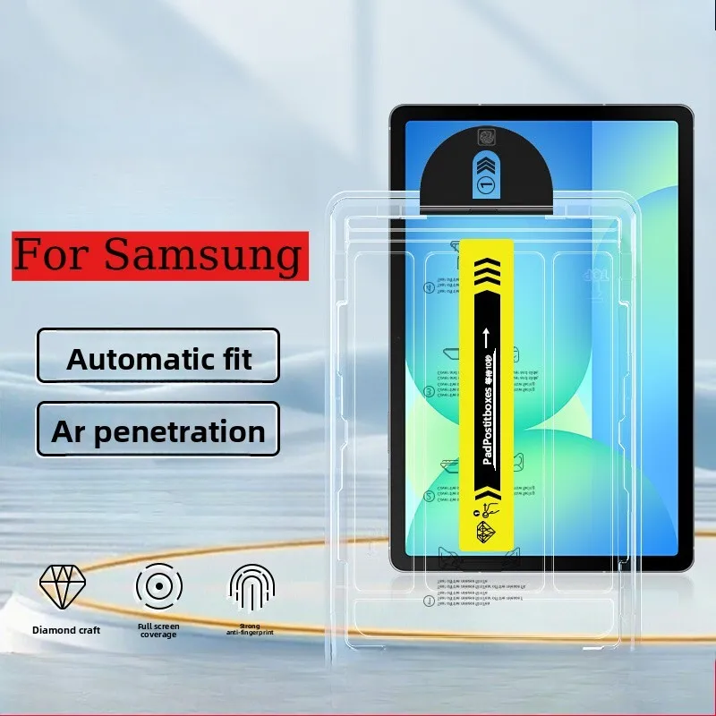 

Auto Alignment Kit Tempered Glass For Samsung Galaxy Tab S10 FE Plus 13.1 2025 S10 FE 10.9 S10Plus S9 FE Plus S7+ 12.4 S8 A9+