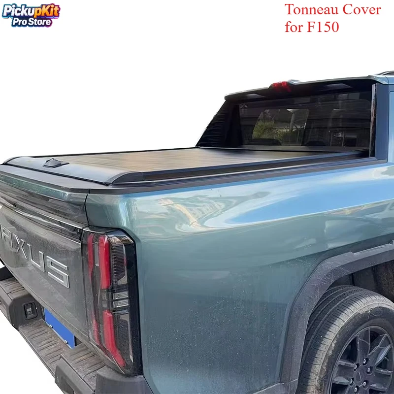 

Waterproof Retractable Manual Roller Shutter Pickup Truck Bed Tonneau Cover for F150 Aluminum Roller Lid