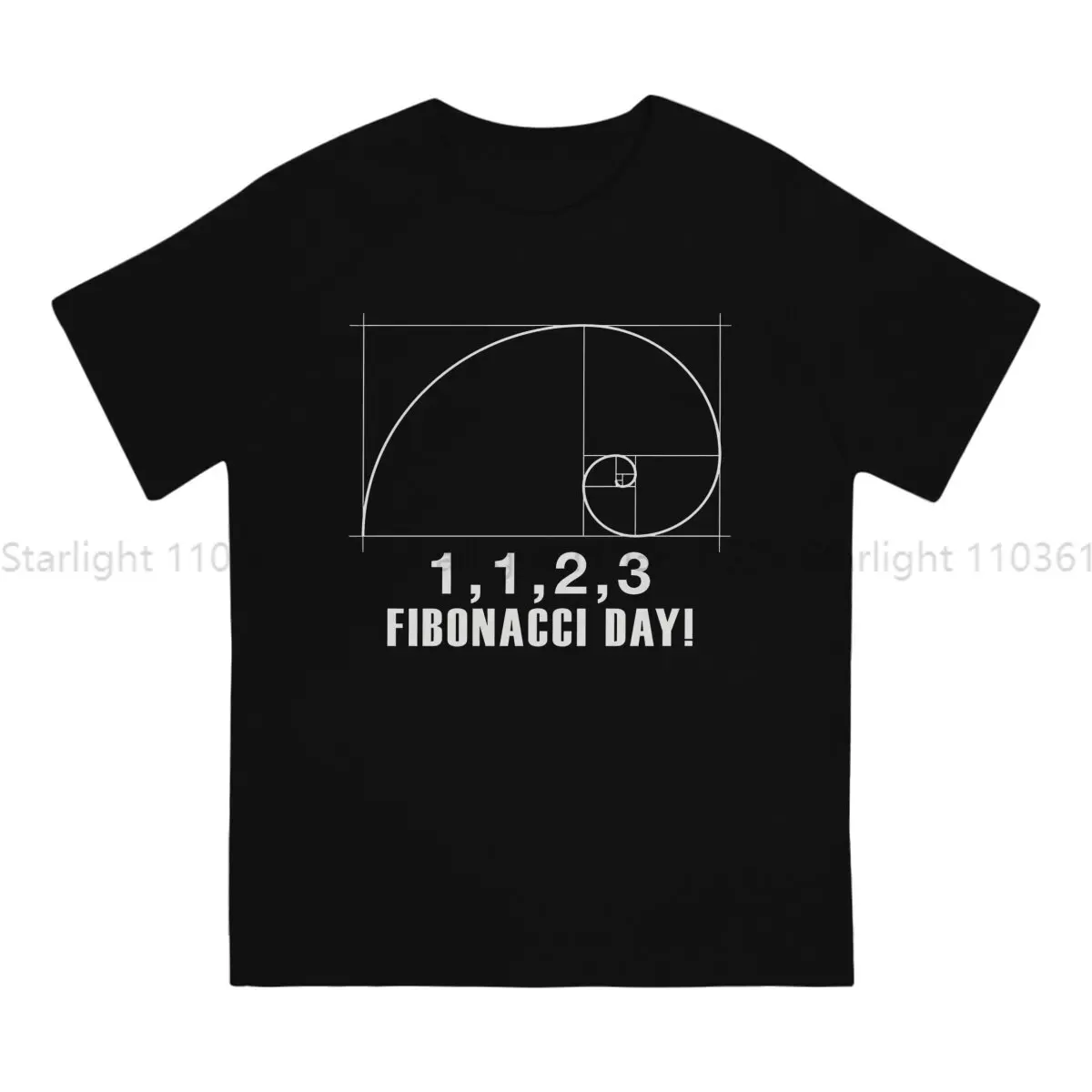 Fibonacci Sequence Golden Ratio Men's TShirt Day 1,1,2,3, November 23 Individuality T Shirt Original Sweatshirts Hipster