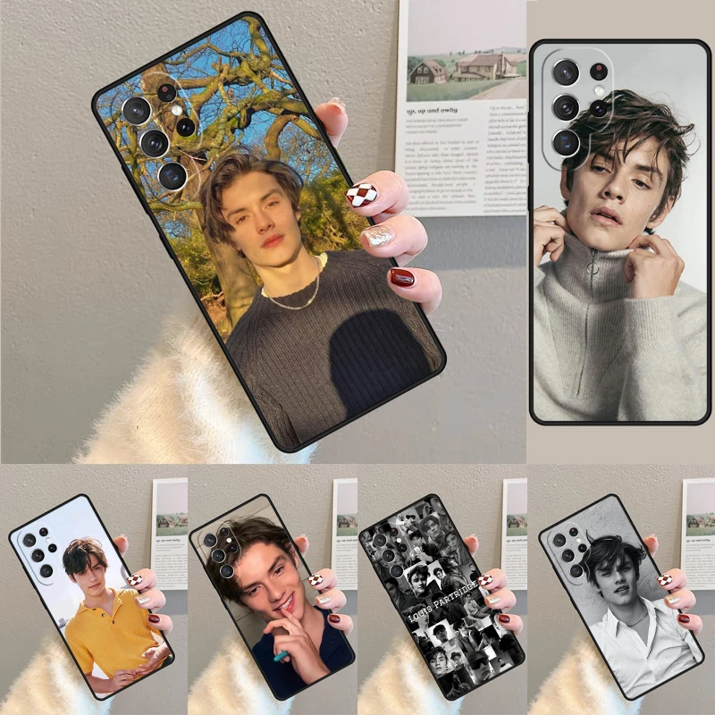 Cover For Samsung Galaxy S24 Ultra S21 S22 S8 S9 S10E Note 10 20 Plus FE S23 Louis Partridge Collage Phone case Coque